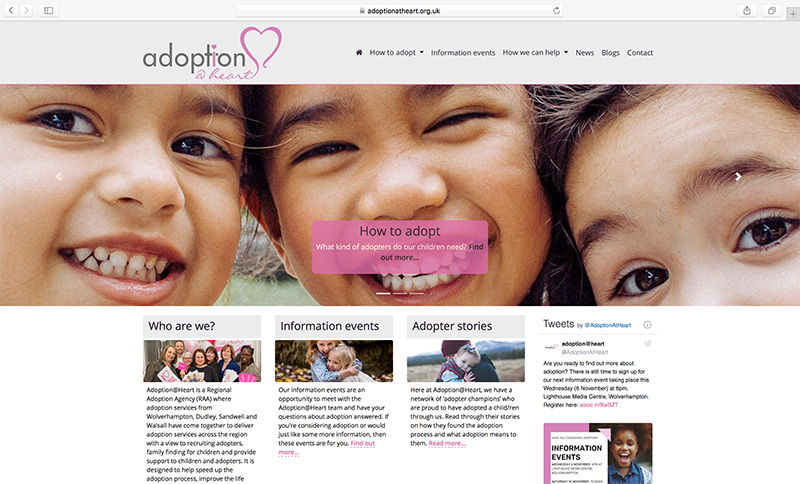 Adoption Agency launches new and improved website