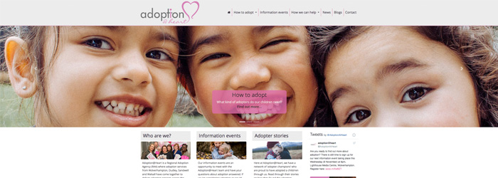 Adoption Agency launches new and improved website 
